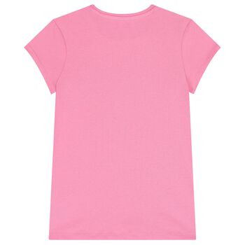 Girls Pink Logo T-Shirt