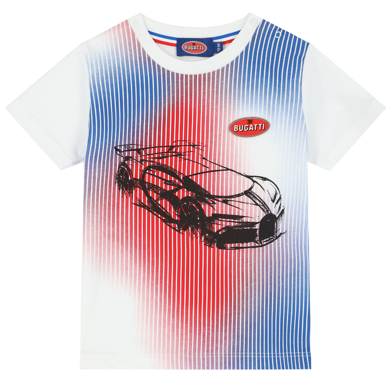 Younger Boys White Logo T-Shirt, 1, hi-res image number null