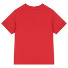 Boys Red Robot T-Shirt, 1, hi-res