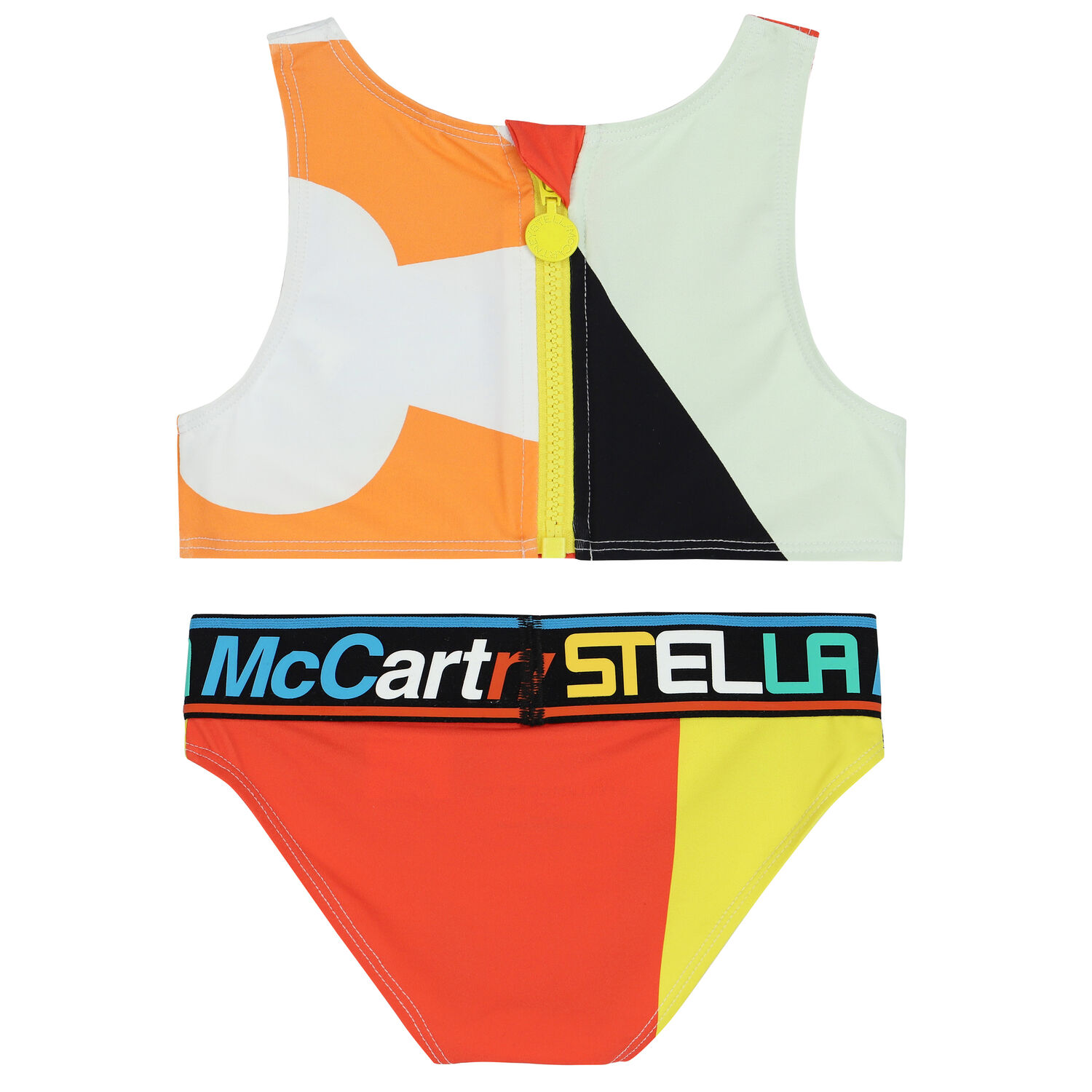 Girls Multi-Colored Logo Bikini, 1, hi-res