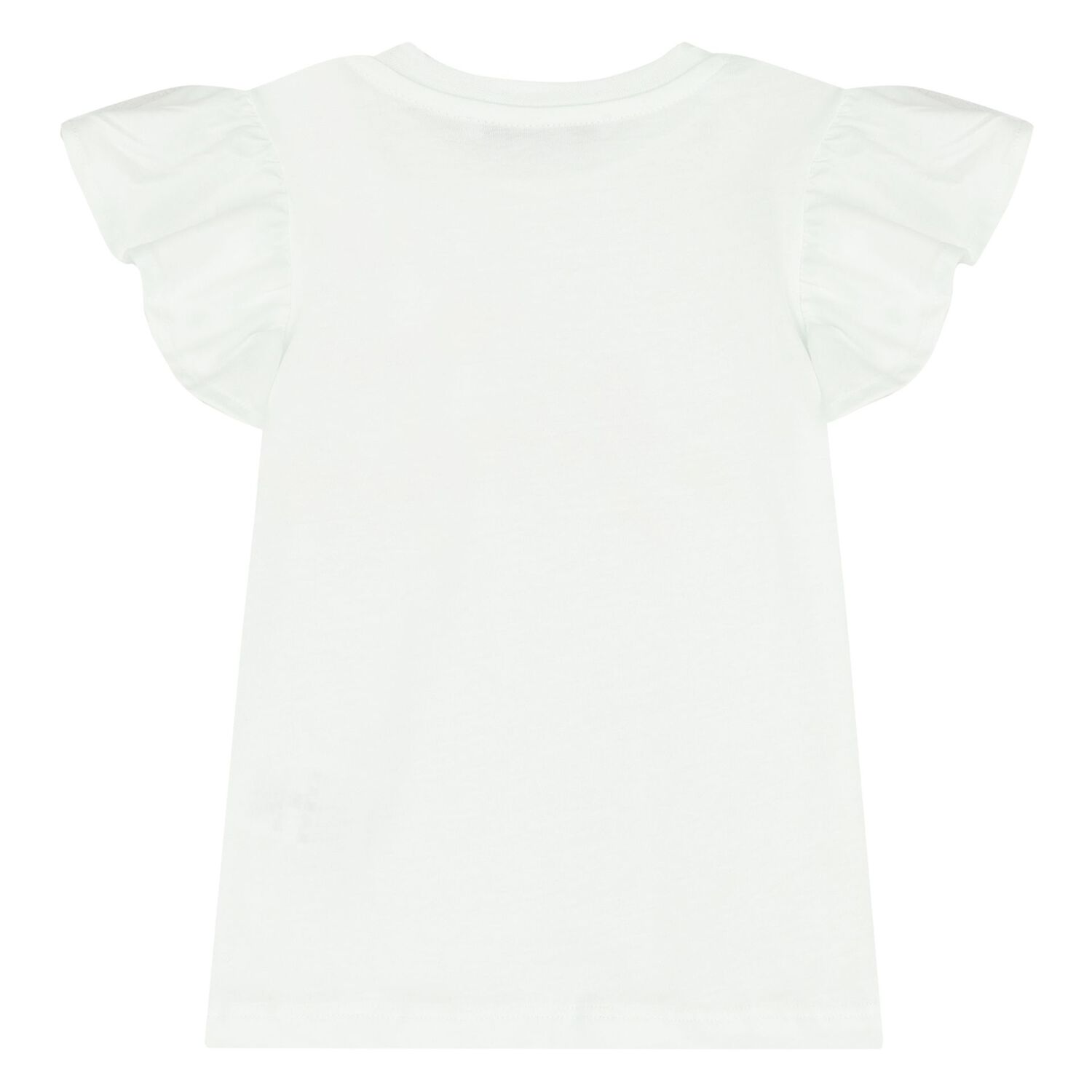 Younger Girls White & Pink Logo Shorts Set, 1, hi-res