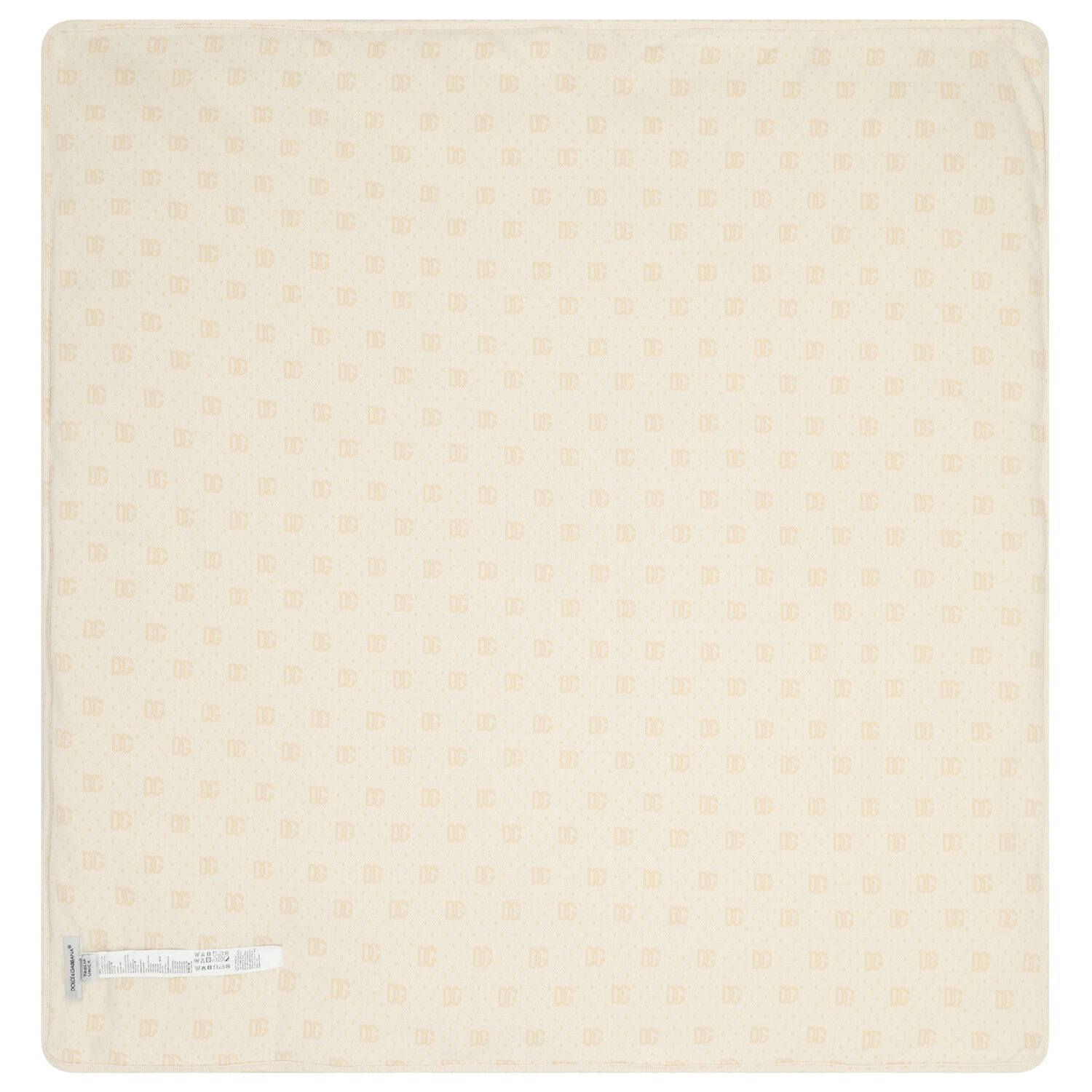 Ivory & Beige Logo Baby Blanket, 1, hi-res