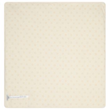 Ivory & Beige Logo Baby Blanket