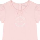 Younger Girls Pink Logo T-Shirt, 1, hi-res