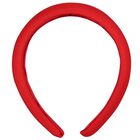Girls Red Logo Padded Headband, 1, hi-res