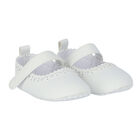 Baby Girls White Shoes, 1, hi-res