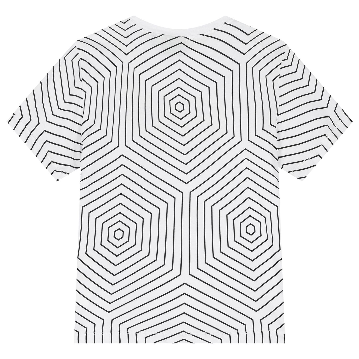 Boys White Logo T-Shirt, 1, hi-res