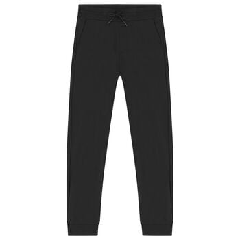 Boys Black Joggers