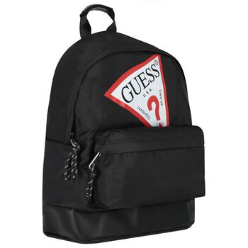 Boys Black logo Backpack