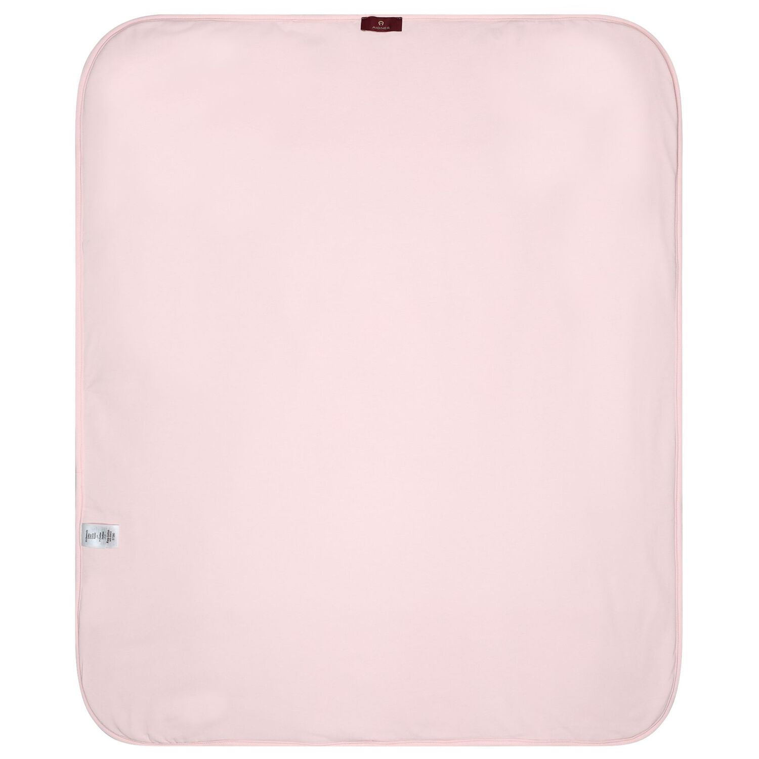 Baby Girls White & Pink Teddy Bear Logo Blanket , 3, hi-res