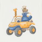 Younger Boys White Animals T-Shirt, 1, hi-res