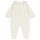 Baby Boys Navy Logo Bib, 1, hi-res