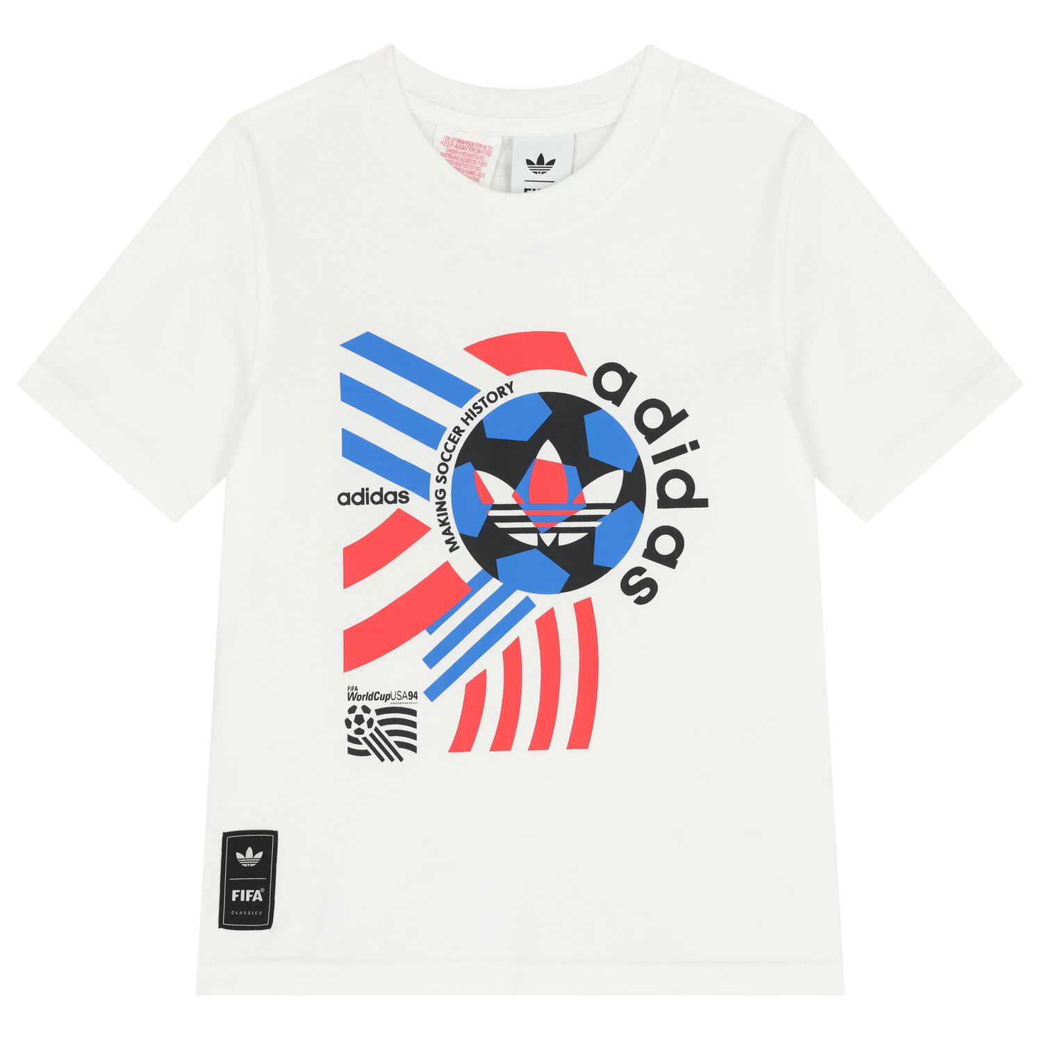 Boys White Logo T-Shirt, 1, hi-res
