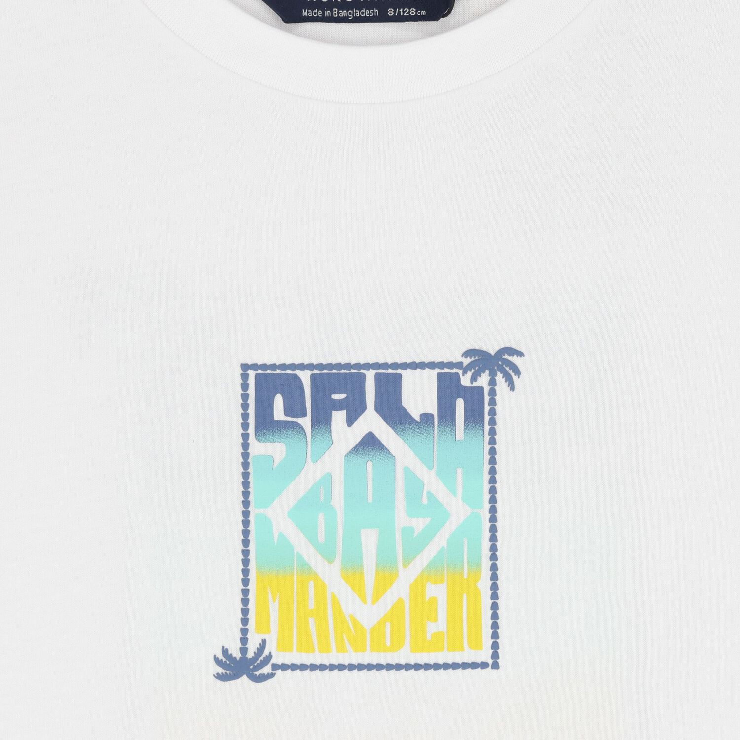 Boys White T-Shirt, 2, hi-res