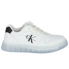 White Logo Trainers, 1, hi-res