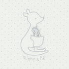 White Kangaroo Baby Blanket, 1, hi-res