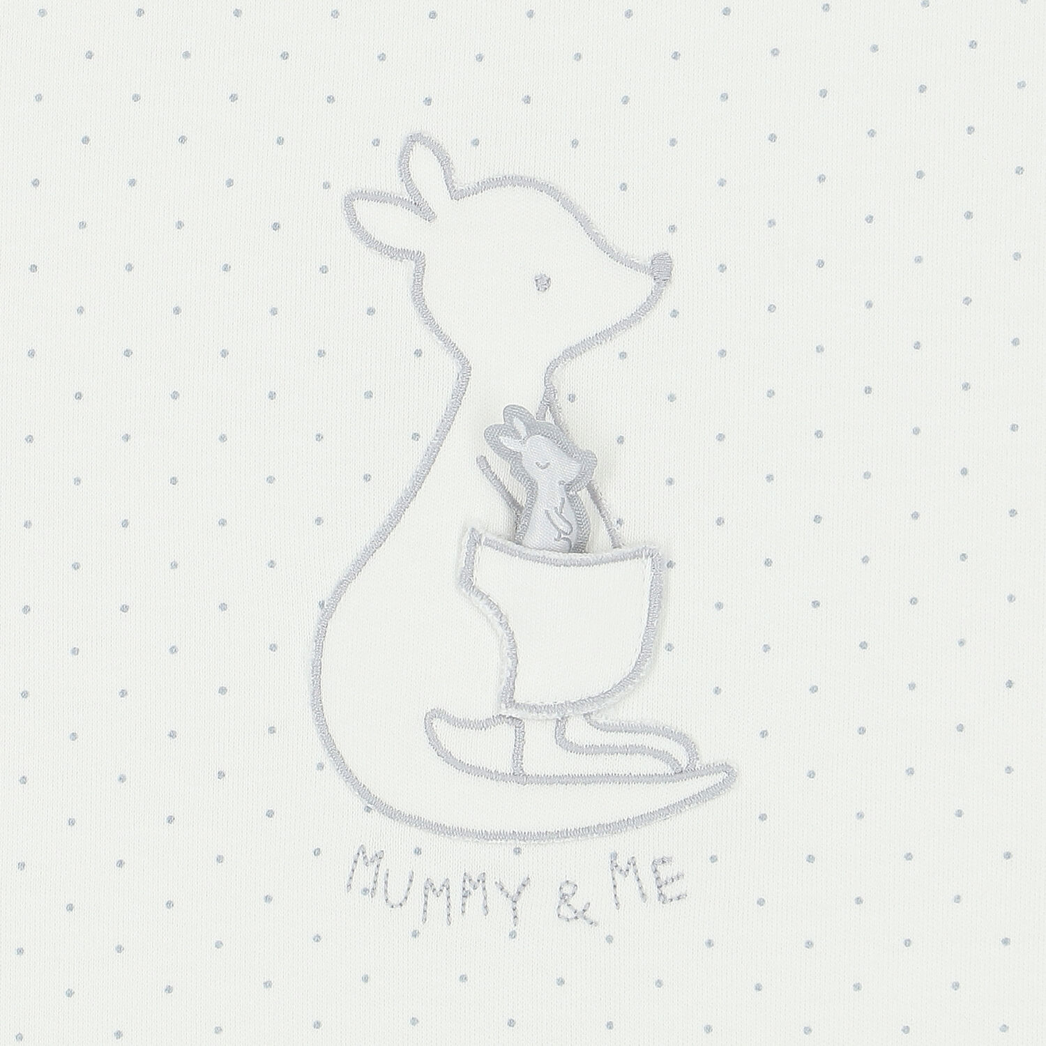 White Kangaroo Baby Blanket, 1, hi-res