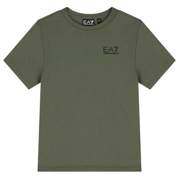 Boys Green Logo T-Shirt