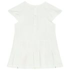 Baby Girls White Floral Dress, 1, hi-res