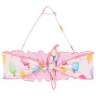 Girls Pink Popsicle Logo Bikini, 1, hi-res