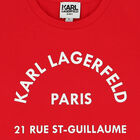 Girls Red Logo T-Shirt, 3, hi-res