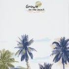 Boys White & Yellow Palm Tree Shorts Set, 1, hi-res