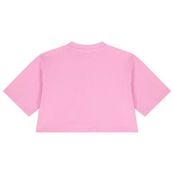 Girls Pink Logo T-Shirt