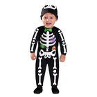 Black Mini Bones Halloween Baby Costume, 1, hi-res