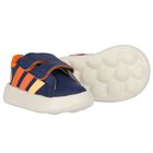 Boys Navy Blue Disney Grand Court Trainers, 1, hi-res