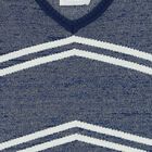 Girls Blue & Silver Knitted Dress, 1, hi-res