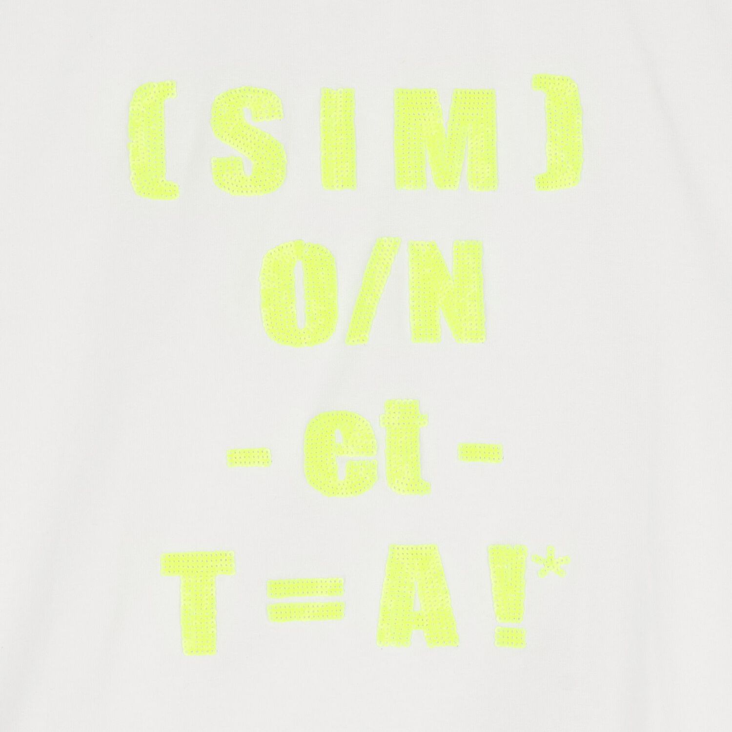Girls White Logo Top, 1, hi-res