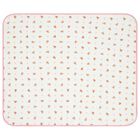 Baby Girls White & Pink Polo Bear Blanket, 1, hi-res