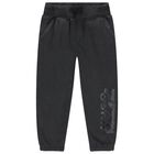 Boys Black Logo Joggers, 1, hi-res