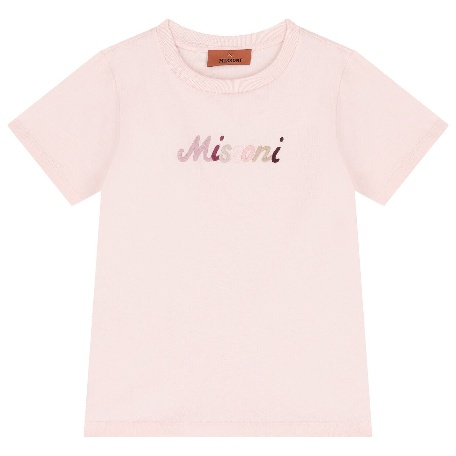 Girls Pink Logo T-Shirt             , 1, hi-res