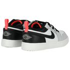 White, Grey & Black Air Jordan 1 Low Alt Trainers, 6, hi-res