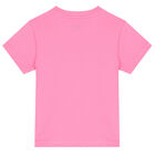 Girls Pink Trefoil Logo T-Shirt, 4, hi-res