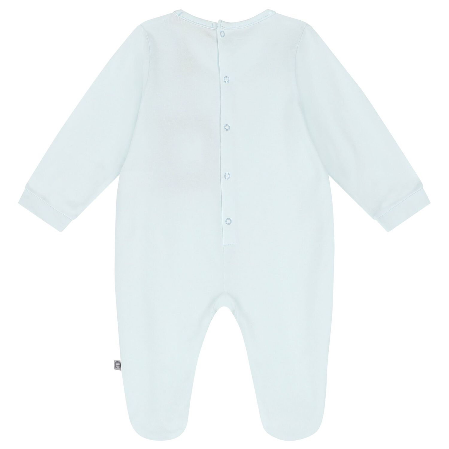 Baby Boys Blue Logo Babygrow, 2, hi-res