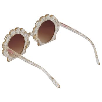 Girls Gold Logo Sunglasses