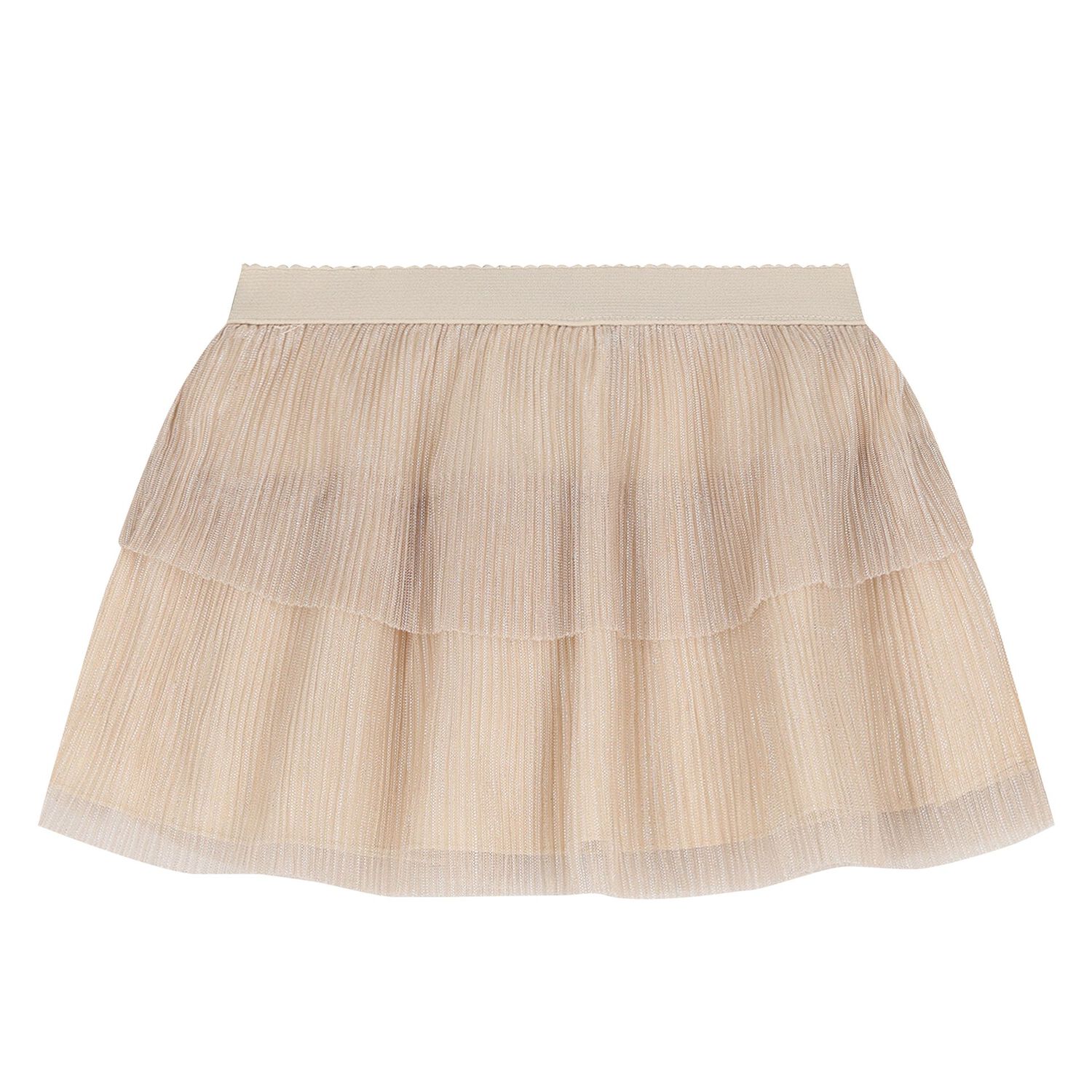 Younger Girls Navy Blue, Gold & Ivory Skirt Set, 2, hi-res image number null
