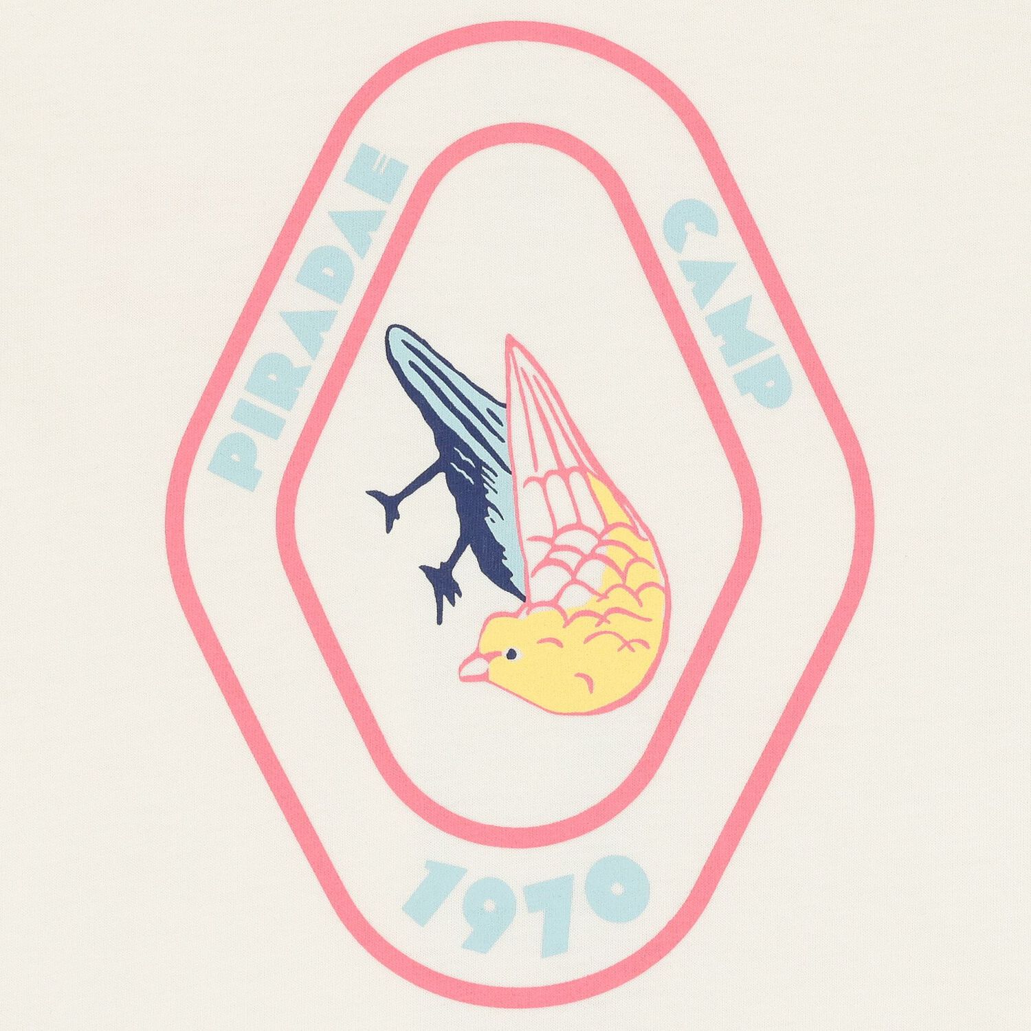 Younger Girls Ivory & Pink Logo T-Shirt ( 2-Pack ), 1, hi-res image number null