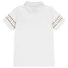 Boys White & Black Logo Shorts Set, 1, hi-res