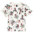 Ivory & Red Disney Logo Shorts Set, 1, hi-res
