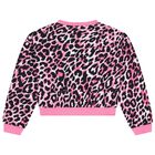 Girls Pink Logo Sweatshirt, 1, hi-res