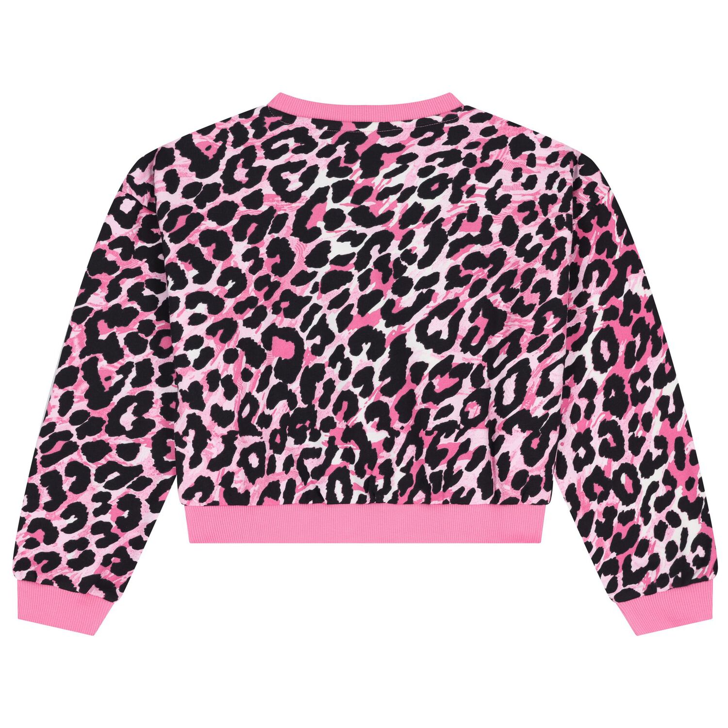 Girls Pink Logo Sweatshirt, 1, hi-res