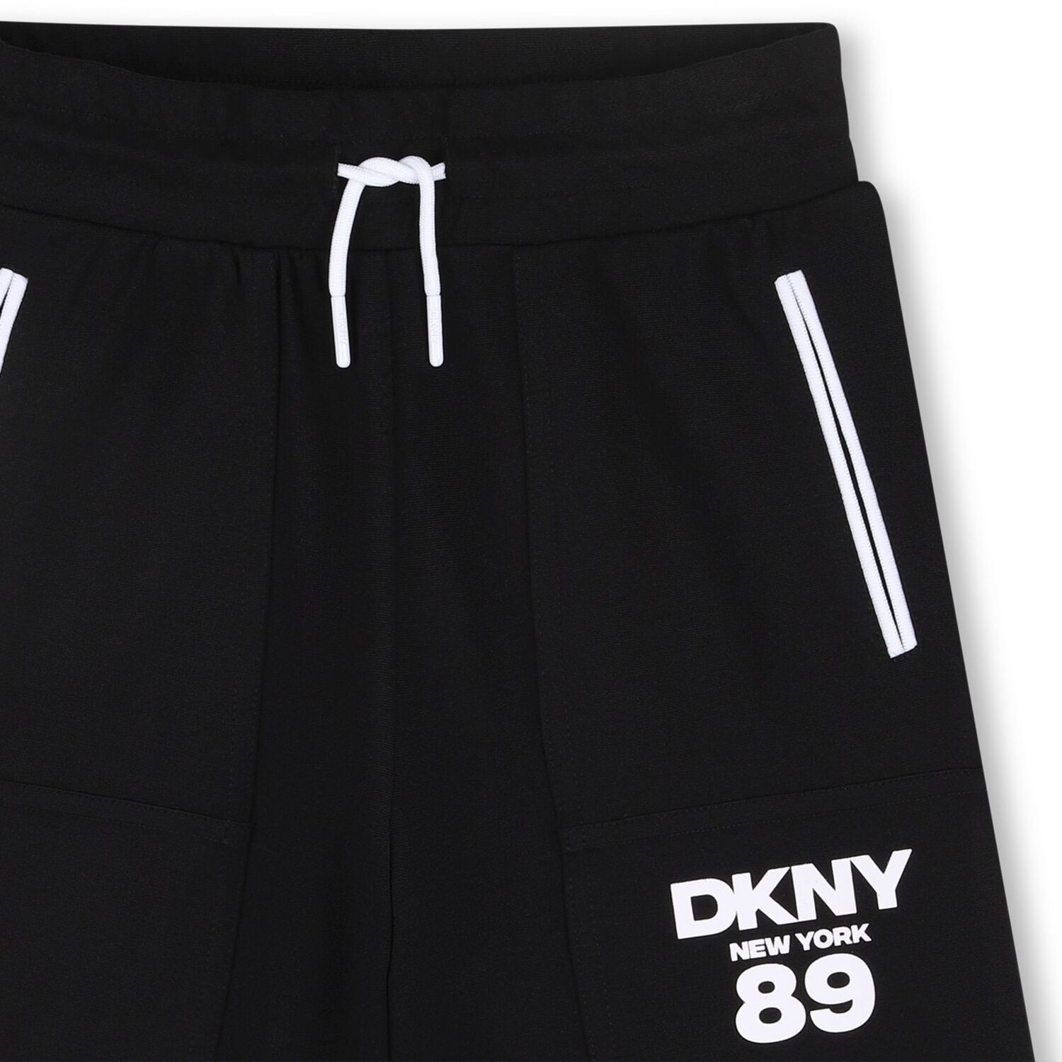 Black Logo Shorts, 1, hi-res