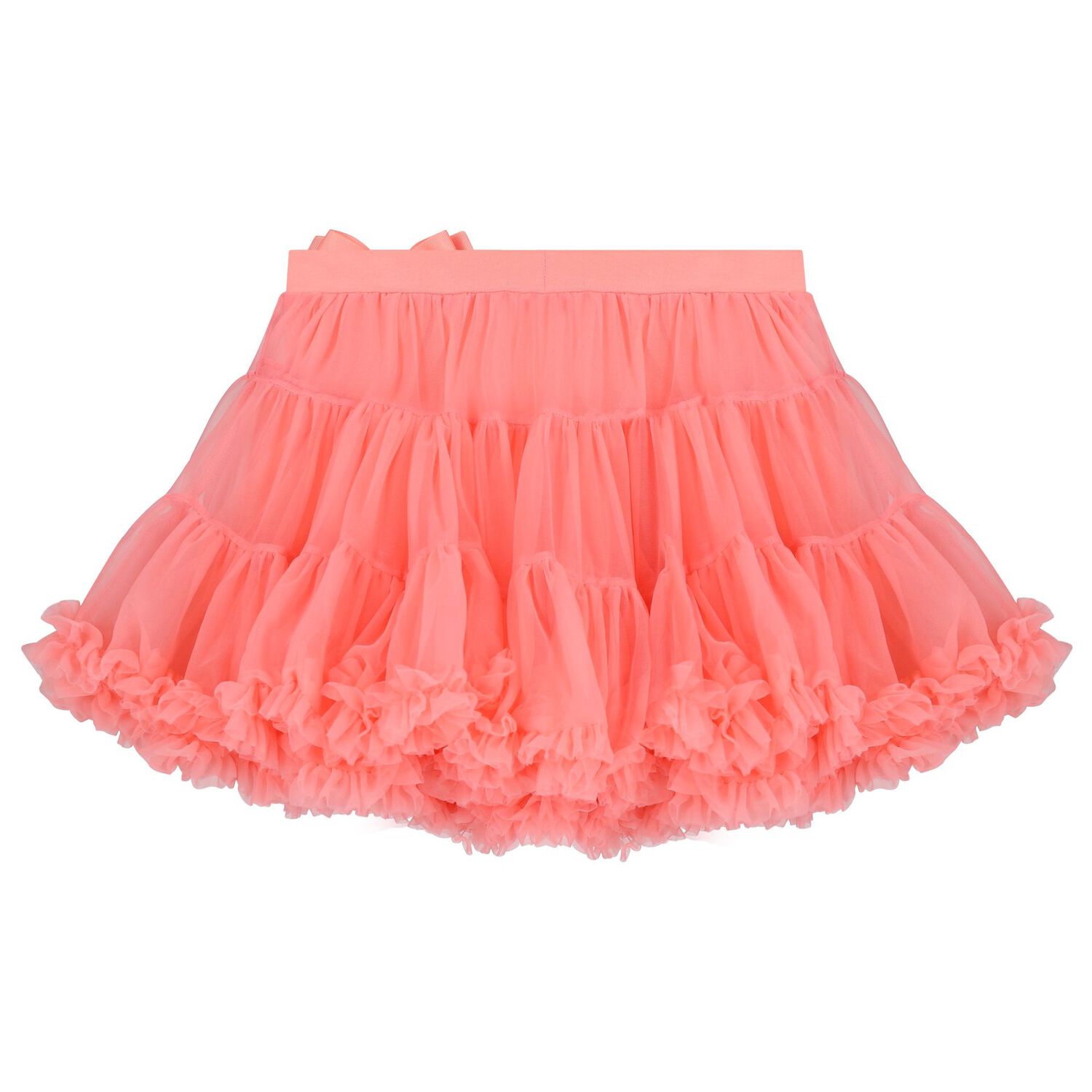 Girls Coral Tutu Skirt, 10, hi-res