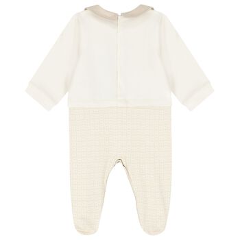 Ivory & Gold Logo Babygrow