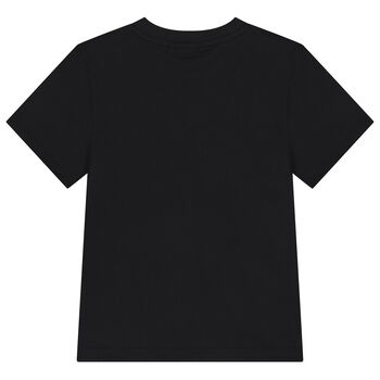 Boys Black Logo T-Shirt