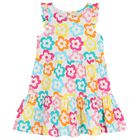 Girls Multi-Coloured Flower Dress, 1, hi-res