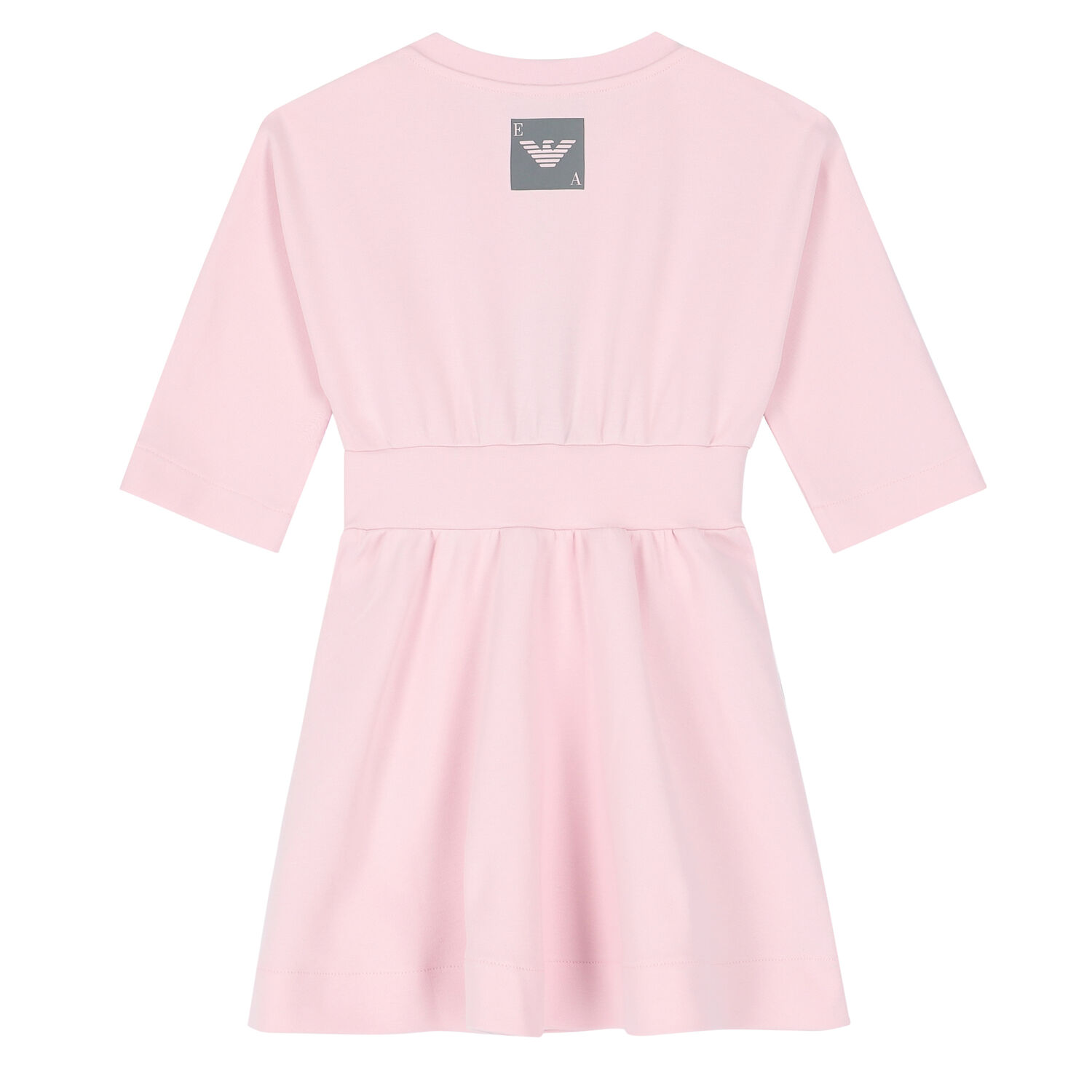 Girls Pink Logo Dress, 1, hi-res